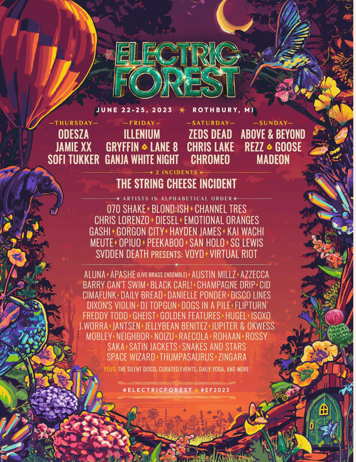 2023 Electric Forest Music Festival